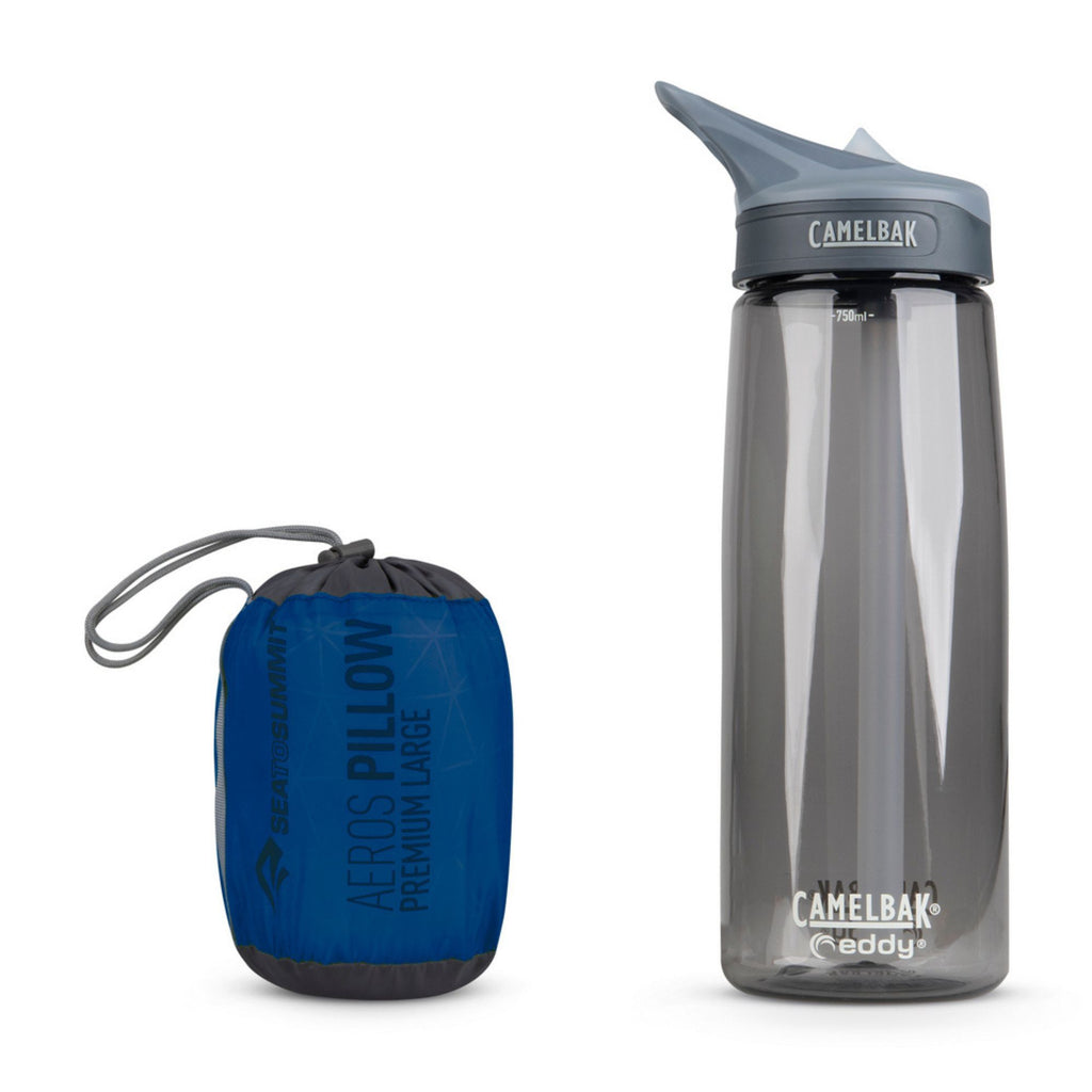 Sea-to-Summit-Aeros-Premium-Pillow-Large-Navy-Blue-Size-Compared-To-Water-Bottle