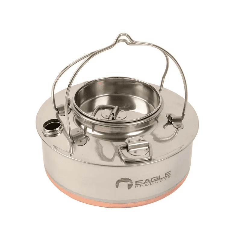 Eagle bålkjele 1,5 liter i rustfritt stål med doble hanke